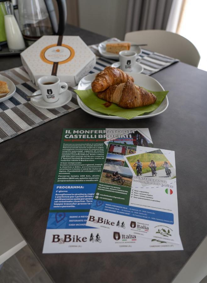 B & Bike Di Ristorante Italia Mombello Monferrato 外观 照片